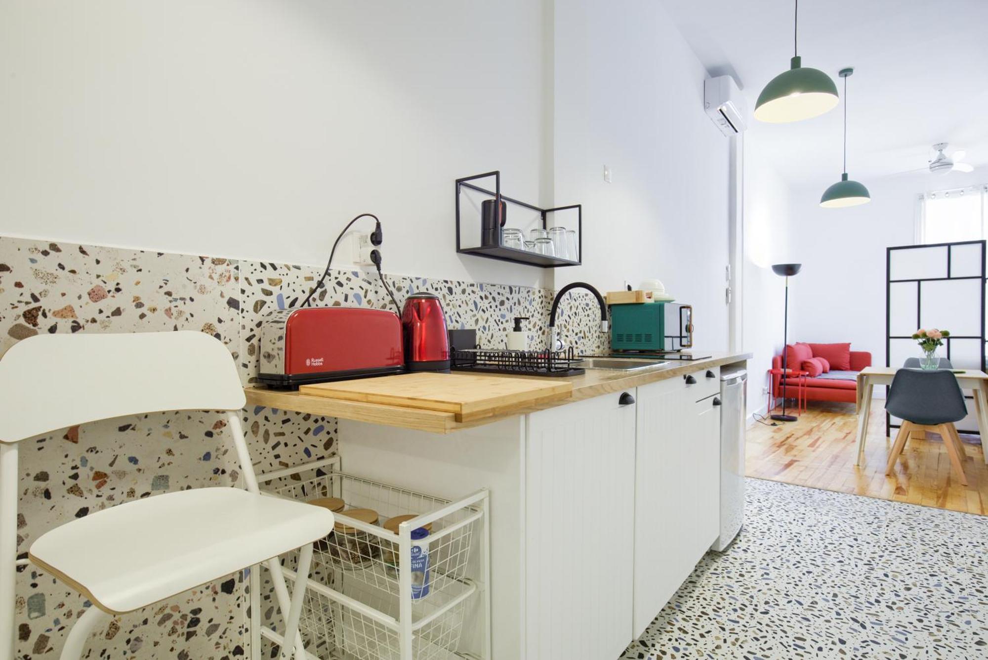マドリードMezzanine Orangeアパートメント 部屋 写真
